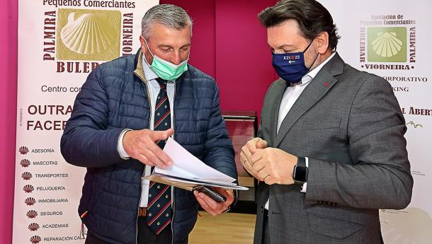 Miranda anuncia a nova convocatoria de axudas ás e aos emprendedores retornados de ata 10.000 euros durante a visita á Asociación Milladoiro Palmira Boulevard