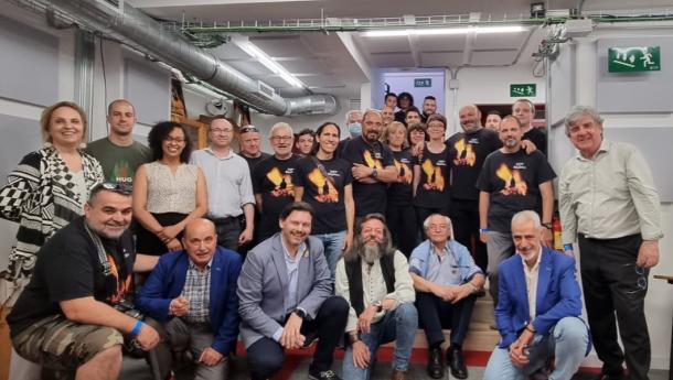 Miranda recibe la insignia de honor de la Asociación Banda de Música e Investigación Albedro de Madrid