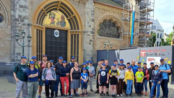 El Club Galicia de Bonn celebra el Año Santo con una caminata de 10 kilómetros