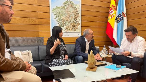 Miranda recibe al presidente del Centro Galego de Valencia para analizar nuevas iniciativas de la entidad