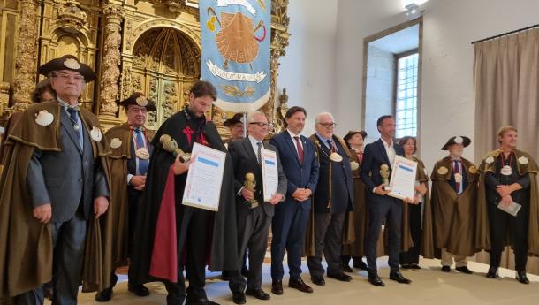 Miranda destaca la universalidad de Galicia representada en los galardonados con el trofeo "Galleguidad en el Mundo" de la Enxebre Orde da Vieira