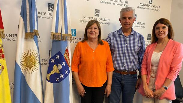 El delegado de la Xunta en Argentina mantiene un encuentro con la representante de Santiago del Estero para promocionar el Camino de Santiago en esta provincia