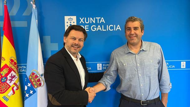 Rodríguez Miranda recibe al secretario del Centro Español del Perú con el compromiso de intensificar la divulgación de los programas de retorno en este país