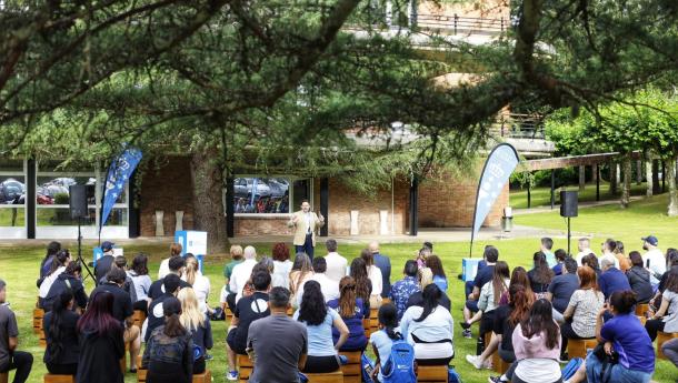 Imagen de los participantes en el programa Escolas Abertas