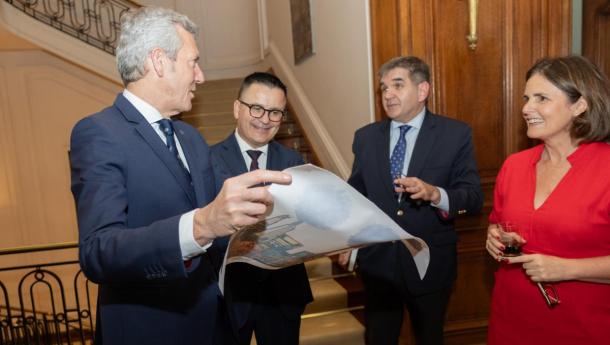 Rueda llama al diálogo y a la cooperación entre Galicia y Argentina para el fortalecimiento empresarial mutuo y reforzar las relaciones institucionales