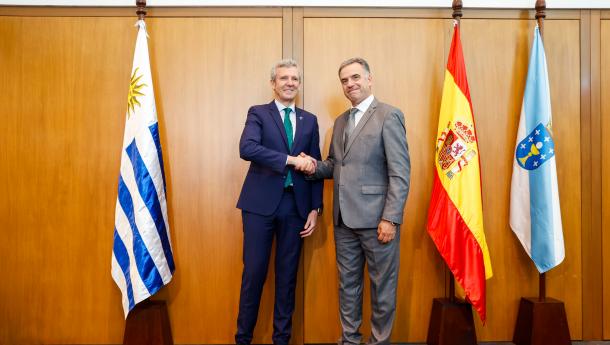 Rueda mantiene un encuentro con el presidente del Uruguay para estrechar lazos entre los dos territorios