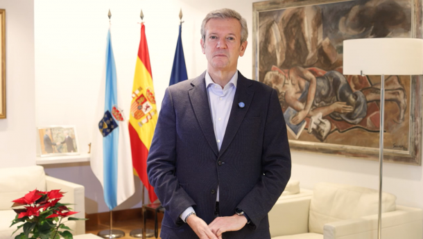 O presidente da Xunta de Galicia, Alfonso Rueda, felicita o Nadal ás galegas e galegos do exterior.
