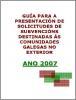 Guía para a presentación de solicitudes de subvencións destinadas ás comunidades