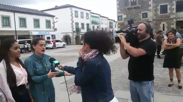 Vídeo da entrevista a participantes no campo de traballo de Portomarín do Conecta con Galicia 2015 para a TVG 